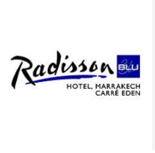 logo de l'hotel Radisson Blue à Marakkech